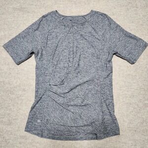 Athleta‎ Pacifica Wrap Front Top Heather Grey Womens M Athletic Activewear